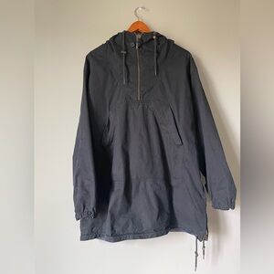 Wilfred Free Reversible Anorak Jacket in Black/Purple